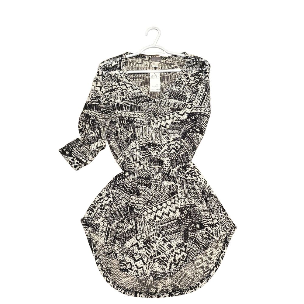 Jordan Taylor Black & White‎ Geometric Print Swimsuit Cover